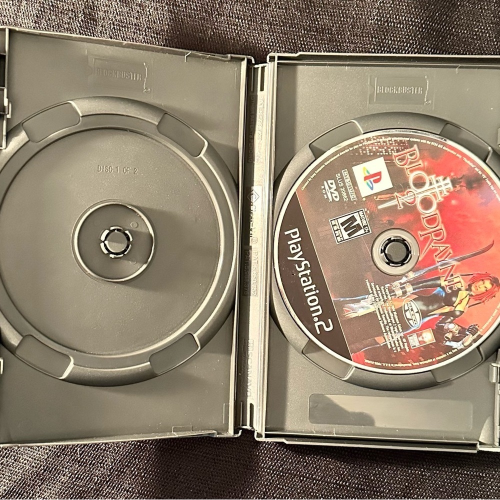 BloodRayne 2 (Sony PlayStation 2, 2004) PS2 No Manual Or Cover. DVD Rom NTSC - Picture 2 of 4